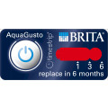 BRITA AquaGusto 250 Wasserfilter Wechselanzeige Verbraucht