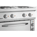 Bartscher Elektroherd 700 B800 4PL EBO mit Multifunktions-Backofen