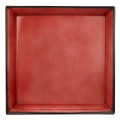 Bowl 5140 35x35x5 cm, ziegelrot Draufsicht