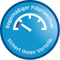 Regelmäßiger Filterwechsel sichert Ihnen Vorteile