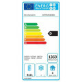 CHROMOnorm Edelstahl Bäckereikühltisch 3 Türen Energielabel