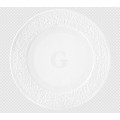Seltmann Weiden NORI Teller flach 28 cm Relief schmal, weiß