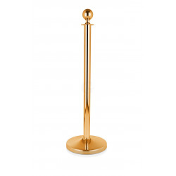 WAS Abgrenzungspfosten Classic Eco Kugel goldfarben Edelstahl