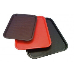 APS Fast Food-Tablett braun 41 x 31 cm