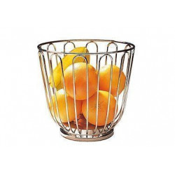 APS Obstkorb rund 21,5x20,5 cm Edelstahl