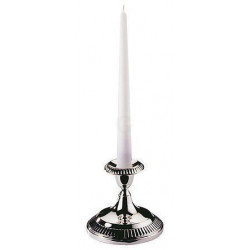 APS Kerzenleuchter 1-flammig versilbert 11x10 cm