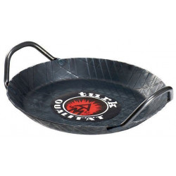 APS schmiedeeiserne Servierpfanne mit 2 Griffen Durchmesser 28 cm