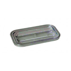 Rieber GastroNorm-Behälter GN 1/4 Flachdeckel transparent