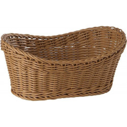 APS Korb, oval 29,5x20,5 cm, braun                    