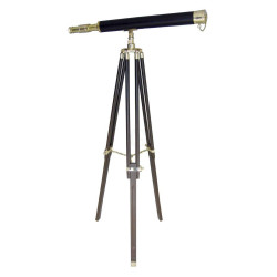 SeaClub Stand-Teleskop mit Lederummantelung Länge 100 cm