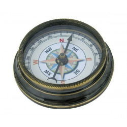 SeaClub Kompass antik Messing