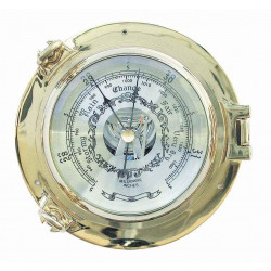 Sea Club Barometer im Bullauge 18 cm