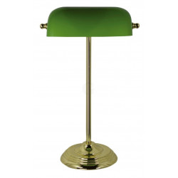 SeaClub Bankers-Lampe Höhe 46 cm grün