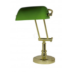 SeaClub Bankers-Lampe Höhe 36/43 cm grün