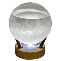 SeaClub Sturmglas in Kugelform LED 15 cm
