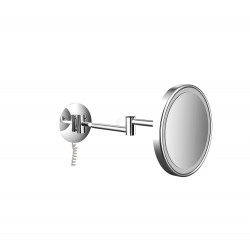 Frasco LED Wandspiegel, rund Ø 203 mm, 2-armig