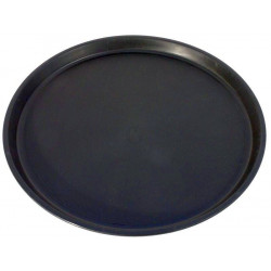 Contacto Tablett, rund, schwarz, 35 cm
