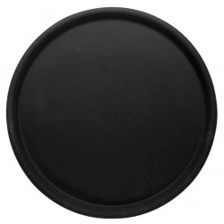Contacto Tablett, rund, rutschfest, schwarz, 32 cm