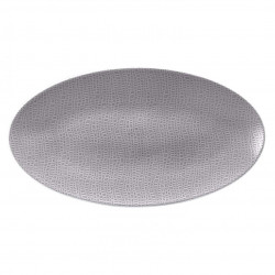 Seltmann Weiden COUP Fine Dining Fashion Coupplatte 33x18 cm M5379, grau 