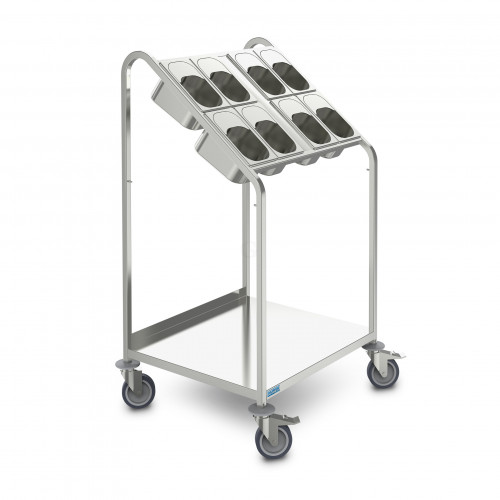 Hupfer Besteck- und Tablettwagen BTW / 8 x GN/200TA