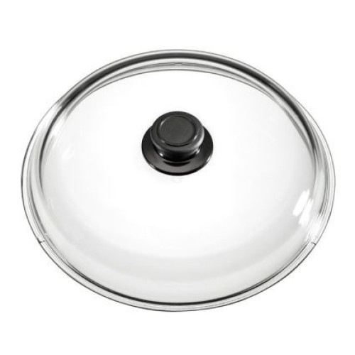 SARO Eurolux Vollglasdeckel,  rund Ø 26 cm, inkl, Deckelknopf