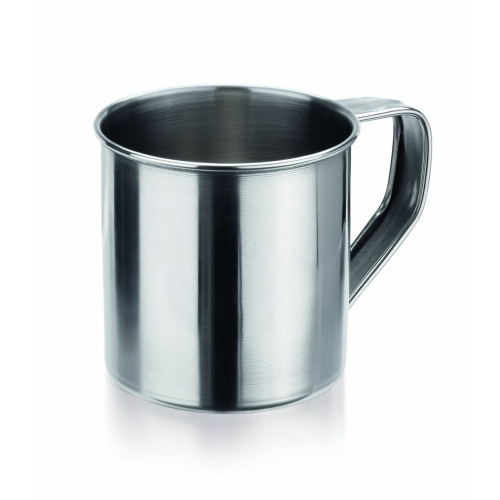 WAS 6 Becher mit Henkel 0,35 Liter Chromnickelstahl