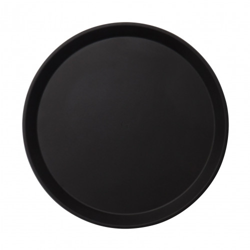 CAMBRO Camtread Fiberglas Tablett mit Rutschfester Oberfläche 40,5 cm Schwarz