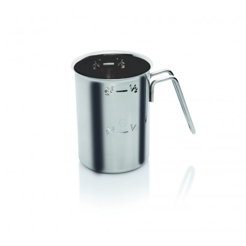 WAS Messbecher 1 Liter Chromnickelstahl