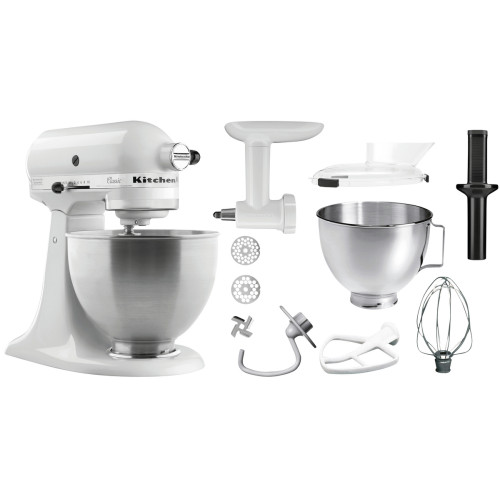 Bartscher KitchenAid 5K45SSEWH-Set weiss 4,28L