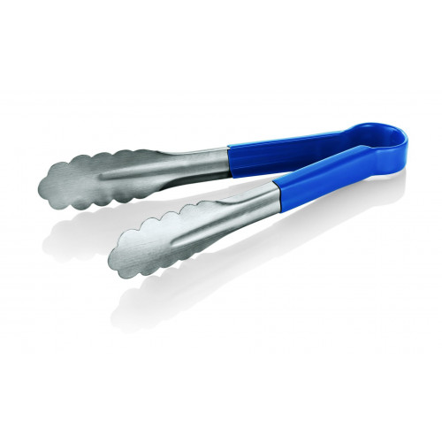 WAS Universalzange HACCP Tongs 1549 24 cm blau Chromnickelstahl