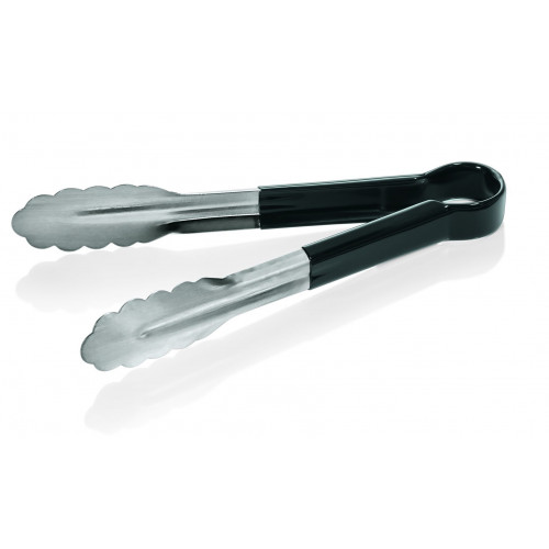 WAS Universalzange HACCP Tongs 1549 24 cm schwarz Chromnickelstahl