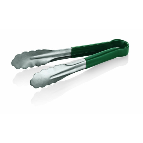 WAS Universalzange HACCP Tongs 1549 24 cm grün Chromnickelstahl