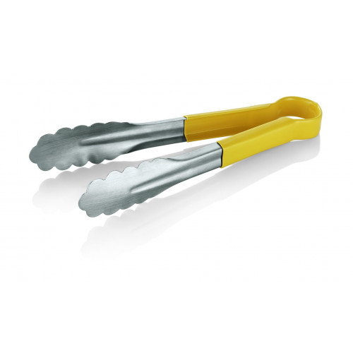 WAS Universalzange HACCP Tongs 1549 24 cm gelb Chromnickelstahl
