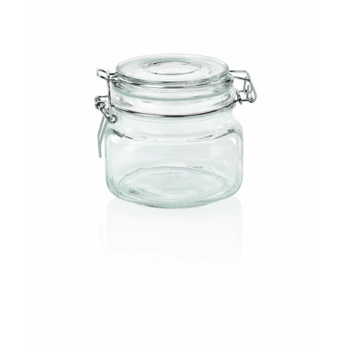 WAS 2 x Bügelverschlussglas 0,5 Liter Ø 11 cm Glas