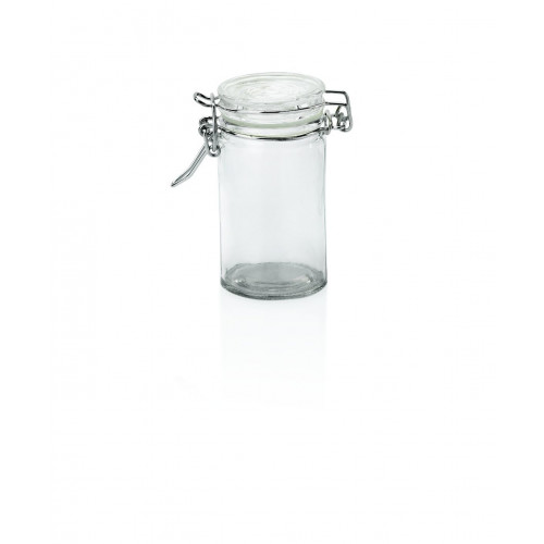 WAS Bügelverschlussglas 0,1 Liter Ø 4,5 cm Glas