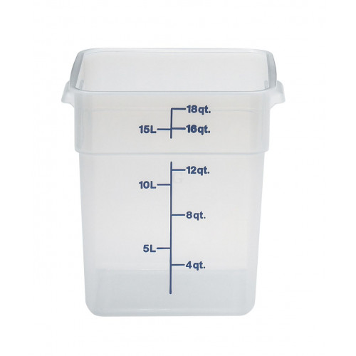 Cambro CamSquares® - Transparent Vorratsbehälter 17,2 Liter