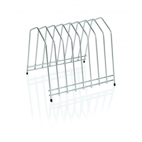 WAS Schneidbretthalter für 8 Bretter bis max. 3cm 29,5 x 26 x 26 cm Chromnickelstahl