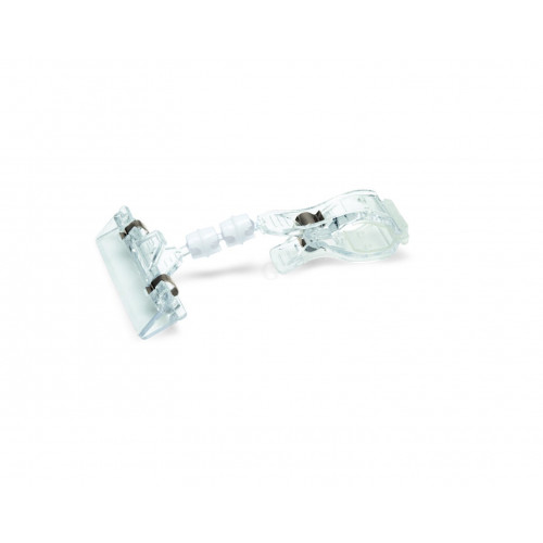 WAS Kartenhalter mit Clip 12,5 cm Kunststoff