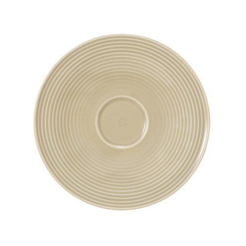 Seltmann Weiden BEAT Color Glaze Kombi-Untertasse groß 16,5 cm , sandbeige