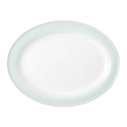 Seltmann Weiden BLUES Platte oval 31 cm, arktisblau