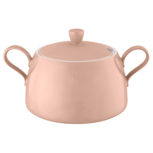 Seltmann Weiden COUP Fine Dining Fashion Schüssel mit Deckel 3,00 Liter, altrosa