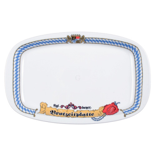 Seltmann Weiden COMPACT Bayern Platte oval 33 cm (1/2 Dick)