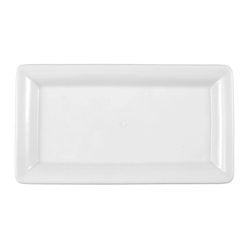 Seltmann Weiden Buffet Gourmet Platte 5140 25x14 cm, weiß