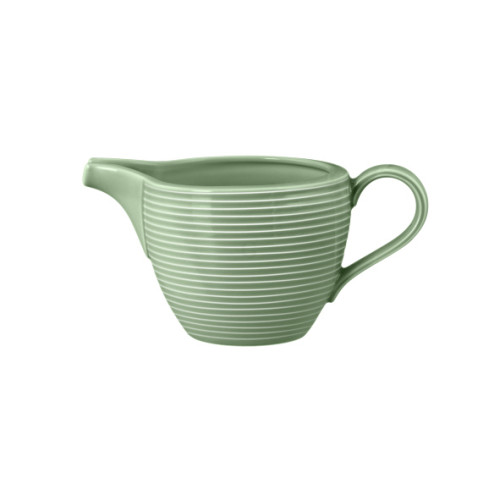 Seltmann Weiden BEAT Color Glaze Milchkännchen 0,29 l mit Relief , salbeigrün