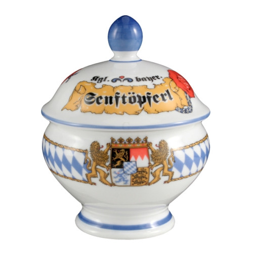 Seltmann Weiden COMPACT Bayern Senftopf mit Deckel 0,18 l