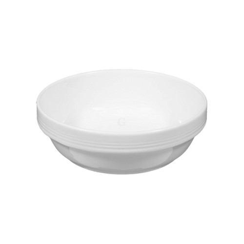 Seltmann Weiden VARIONORM Linienrelief V206 IM_Salatschale rund 13 cm, weiß