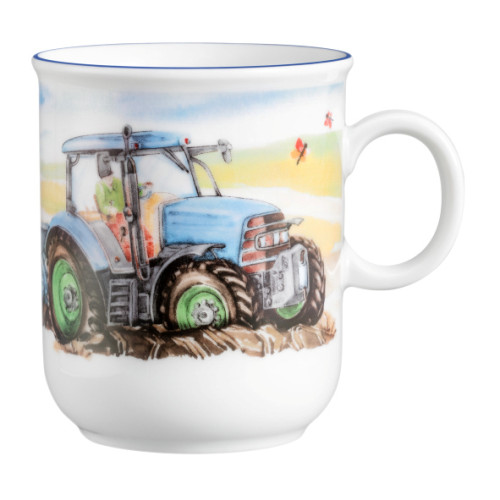 Seltmann Weiden Kindergeschirr Compact Mein Traktor Becher mit Henkel 0,25l