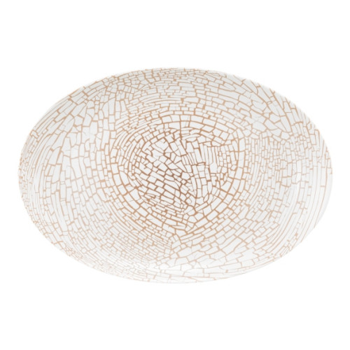 Seltmann Weiden LIBERTY Servierplatte oval 35 x 24 cm, krakelee