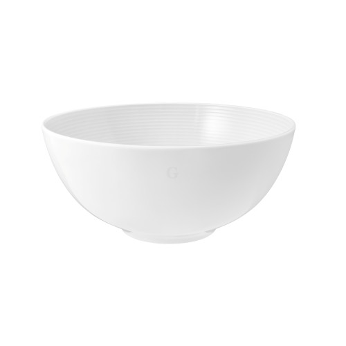 Seltmann Weiden BEAT Schüssel 21 cm, rund mit Relief, weiß