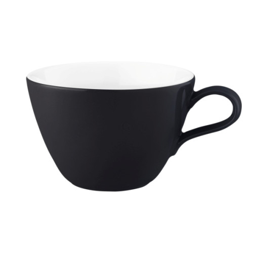 Seltmann Weiden COUP Fine Dining Fashion Obere zur Milchkaffeetasse 0,35 Liter M5389, schwarz